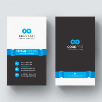 Vertical Visiting Cards