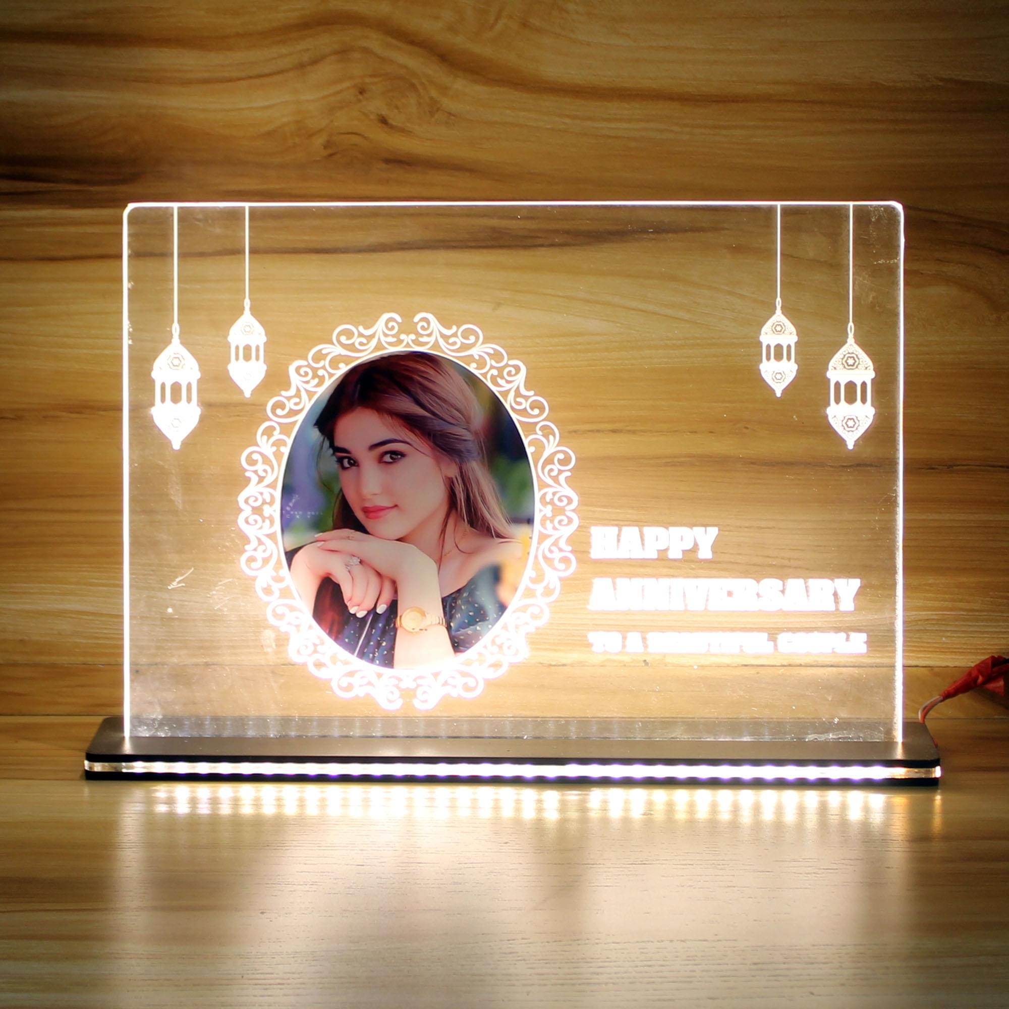 Happy Anniversary – Acrylic with LED