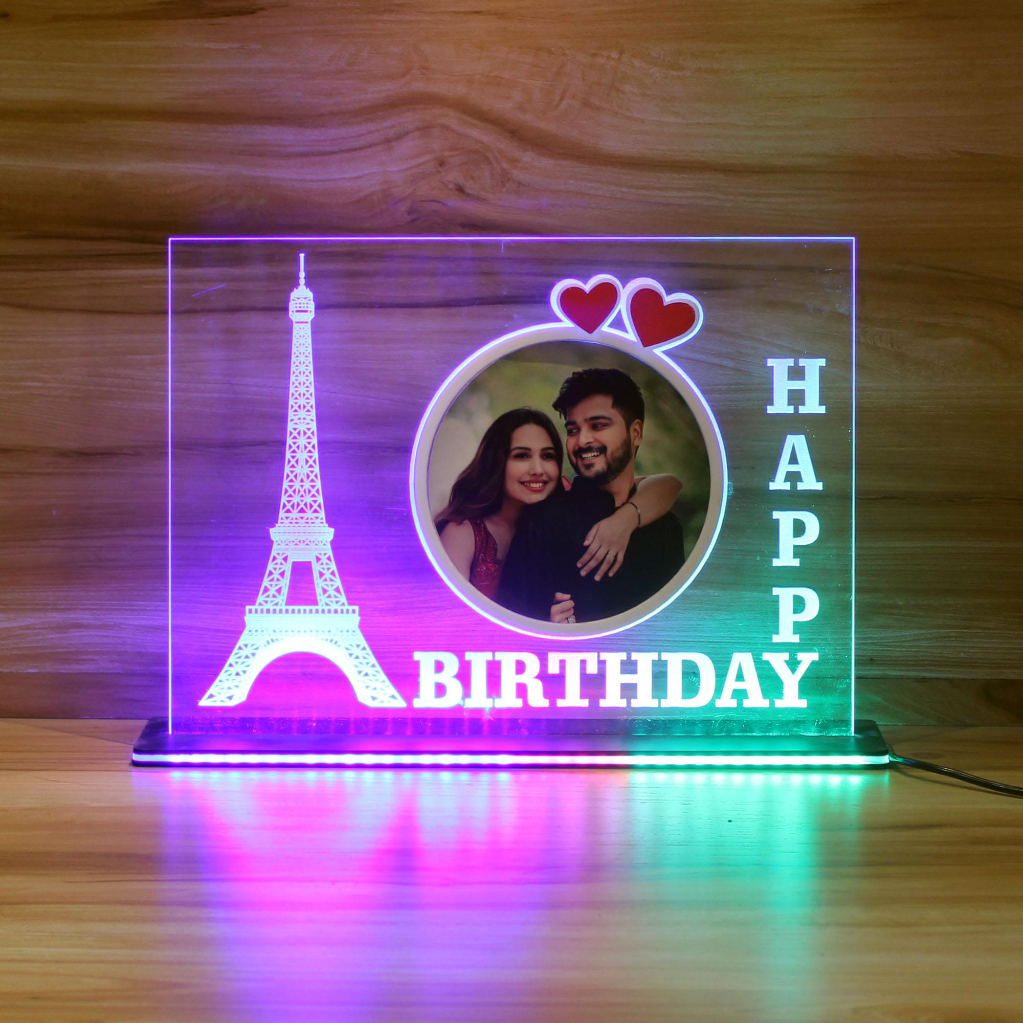 Happy Birthday – Acrylic with LED